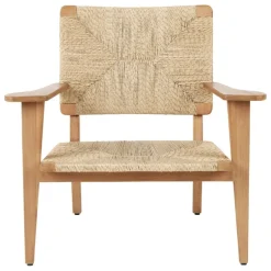 GUBI F-Chair Outdoor lounge stol, naturlig - teak