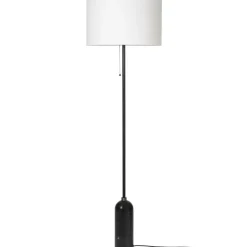 GUBI Gravity golvlampa, svart marmor