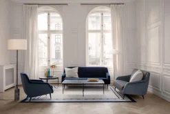 GUBI Gravity golvlampa, svart marmor