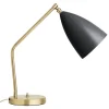 GUBI Gräshoppa bordslampa, svart semimatt