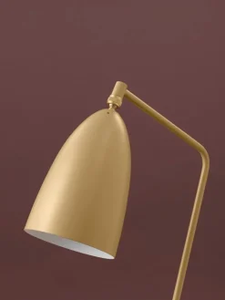 GUBI Gräshoppa golvlampa, olive brown