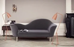 GUBI Gräshoppa golvlampa, vintage red