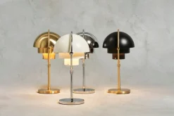 GUBI Multi-Lite bärbar bordslampa, mässing - svart