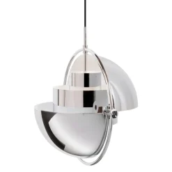 GUBI Multi-Lite pendellampa, liten, krom - krom