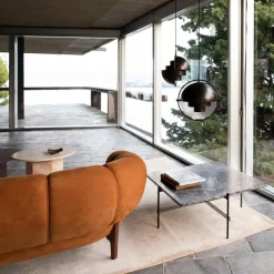 GUBI Multi-Lite pendellampa, svart mässing