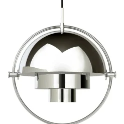 GUBI Multi-Lite pendellampa, krom