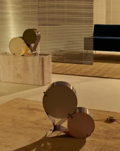 GUBI Pietra sidobord, 30 x 80 x 40 cm, neutral vit travertin