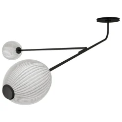 GUBI Satellite vägglampa, cream white - halvmatt