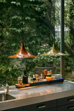 GUBI Semi hänglampa, 30 cm, fänkålsfrö, glansig