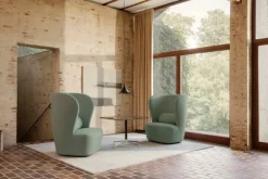 GUBI Semi pendellampa, 60 cm, svart matt