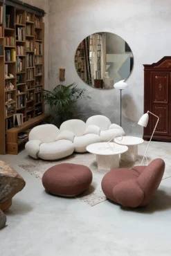 GUBI Stemlite golvlampa, 110 cm, dimbar, svart krom