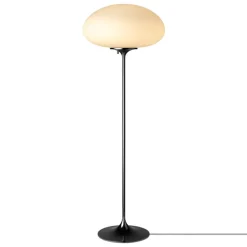 GUBI Stemlite golvlampa, 110 cm, dimbar, svart krom