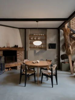 GUBI Stemlite pendellampa 38 cm, svart krom