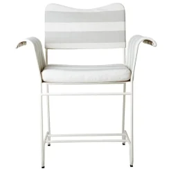 GUBI Tropique stol, klassiskt vit - Leslie Stripe 20