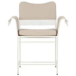 GUBI Tropique stol med fransar, klassiskt vit - Leslie 12