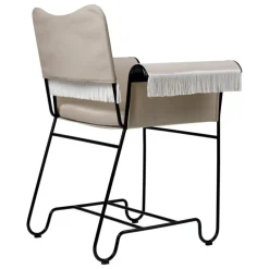 GUBI Tropique stol med fransar, svart - Limonta 12