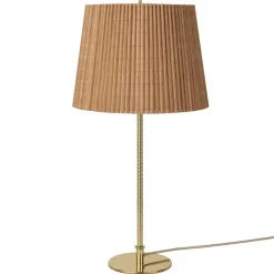 GUBI Tynell 9205 bordslampa, mässing - bambu