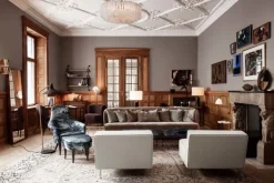 GUBI Tynell 5321 bordslampa, mässing - rotting