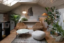 GUBI Tynell 9602 golvlampa, mässing - rotting