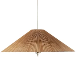 GUBI Tynell 1972 pendellampa, 90 cm, mässing - bambu