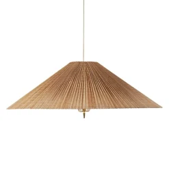 GUBI Tynell 1972 pendellampa, 90 cm, mässing - bambu