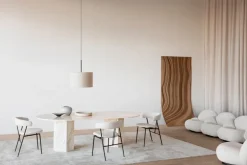 GUBI Violin stol, helklädd, Gabriel Tempt 60152