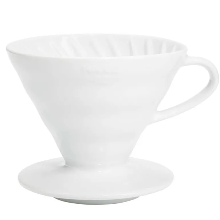 Hario Hario V60 filterhållare, storlek 02, vitt porslin