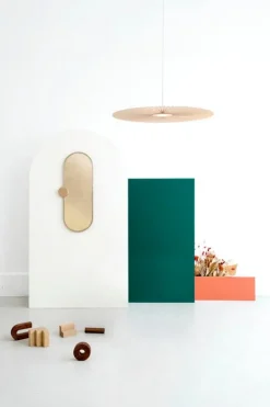 Hartô Carmen pendellampa, ny version, 90 cm, gyllene sand