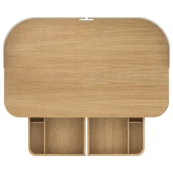 Hartô Victor skrivbord, ek - vit