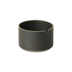 Hasami Porcelain Sockerskål, 85 mm, svart