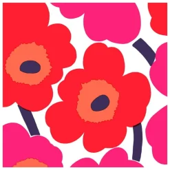 Havi Marimekko Unikko pappersservett, 20 st, röd