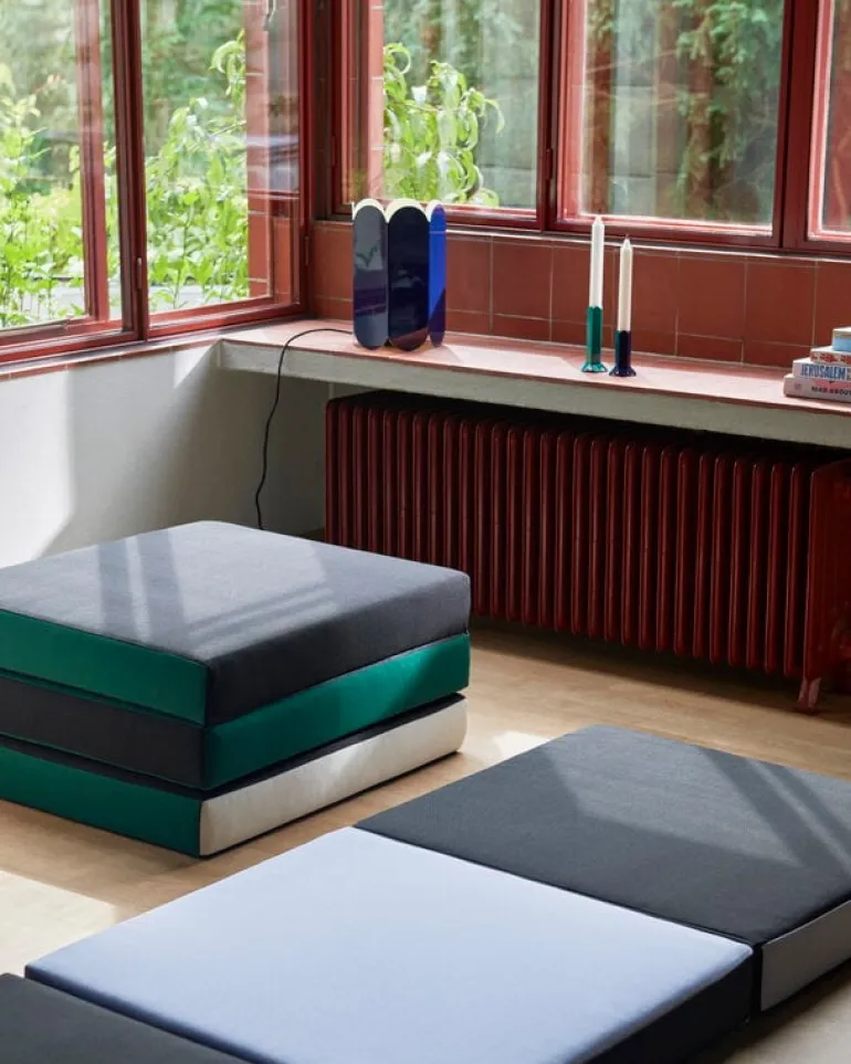 HAY 3 Fold madrass, 70 x 195 cm, grön