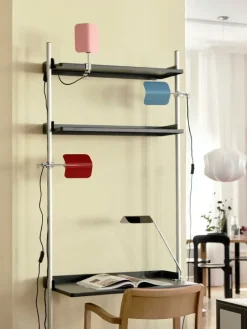 HAY Apex klämlampa för skrivbord, järnsvart