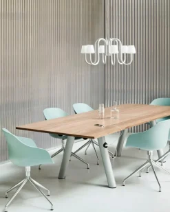 HAY Apollo ljuskrona 745, vitt opalglas