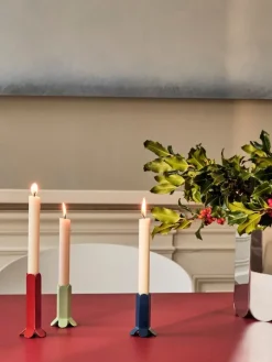 HAY Arcs ljusstake L, röd