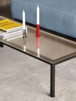 HAY Arcs ljusstake L, röd