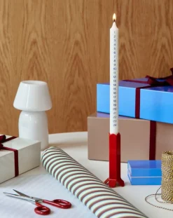 HAY Arcs ljusstake L, röd