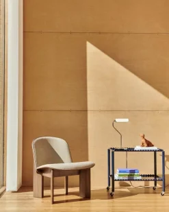 HAY Arcs vagn, låg, stålblå