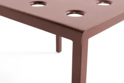 HAY Balcony lågt bord, 50 x 51,5 cm, järnröd