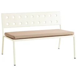 HAY Balcony Lounge bänk, 113,5 x 69 cm, kritbeige