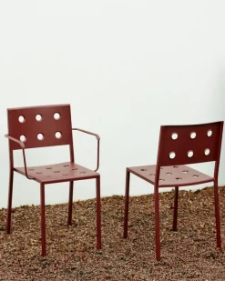 HAY Balcony matstol, järnröd