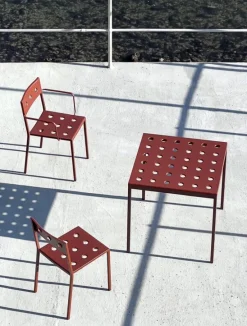 HAY Balkong fåtölj, järnröd