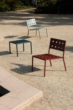 HAY Balkong lounge stol, järnröd