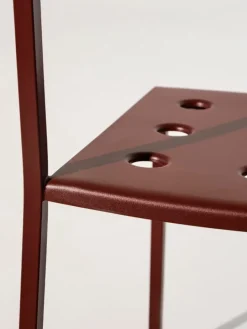 HAY Balkong lounge stol, järnröd