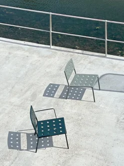 HAY Balkong loungefåtölj, mörk skog