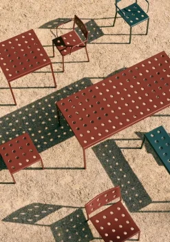 HAY Balkongbord, 190 x 87 cm, järnröd