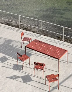 HAY Balkongbord, 190 x 87 cm, järnröd