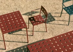 HAY Balkongbord, 190 x 87 cm, järnröd