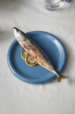 HAY Barro tallrik, set om 2, 24 cm, mörkblå