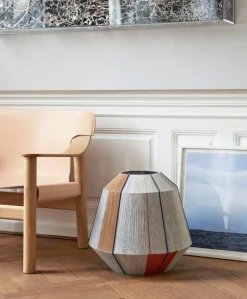 HAY Bernard fåtölj, ek - naturligt läder